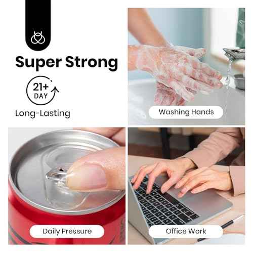 Beetles 15ml HEMA-Free Nail Glue Gel - TPO Free Super Strong Extension Glue for Nail Tips Clear Acrylic Nails, Clear Press On Nails, Gentle, Large Capacity, Salon Art DIY Home Need U V Light Cured