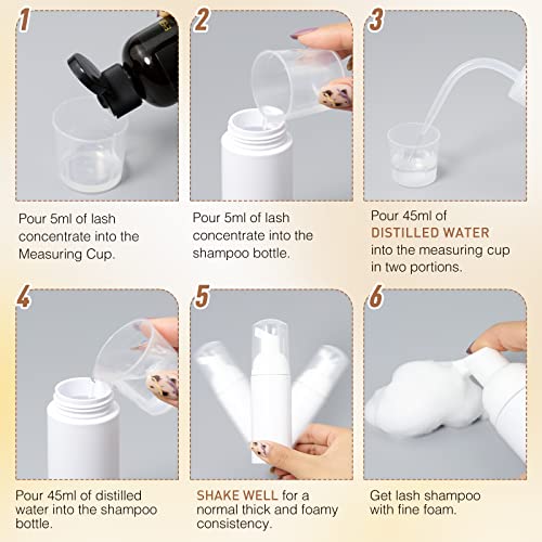 EMEDA Lash Shampoo Concentrate - Makes 20 Bottles with Brush