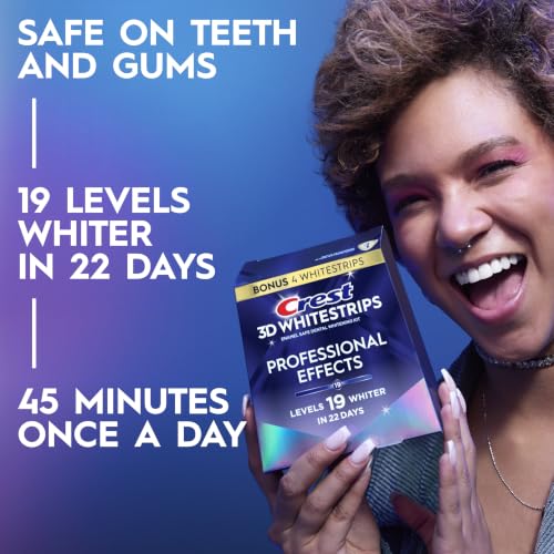 Crest 3D Whitestrips Professional Effects Teeth Whitening Kit, 22 Treatments