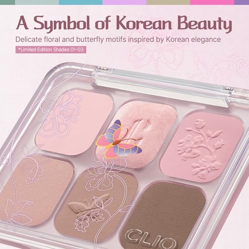 CLIO Muse Master Eyeshadow Palette 01 Blossom Stitch