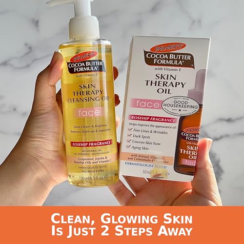 Palmer's Cocoa Butter Cleansing Oil - Gentle Makeup Remover, 6.5oz
