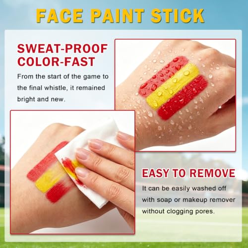 Sports Eye Black Paint Stick | Sweatproof Face Paint for Game Day