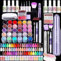 SAVILAND 30-Color Dip Powder Nail Kit with Electric Drill Starter Set