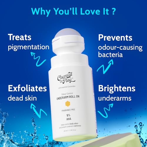 Underarm Roll-On with 5% AHA | Exfoliates & Brightens Skin