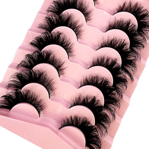 3D Fluffy Mink Lashes - Thick, Long Dramatic Cat Eye