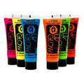 Blacklight Face & Body Paint UV Glow Neon (6-Pack)