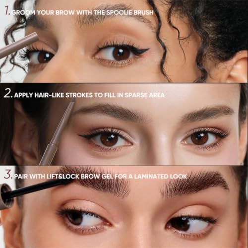Judydoll Triangular Eyebrow Pencil Dual-Ended Grey Brown