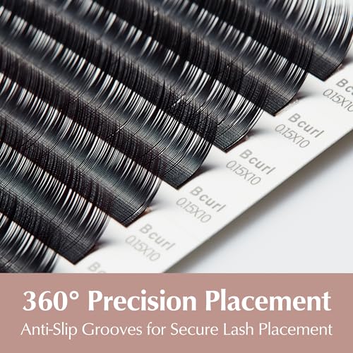BL Laser Mink D Curl 12mm Eyelash Extensions 0.15mm