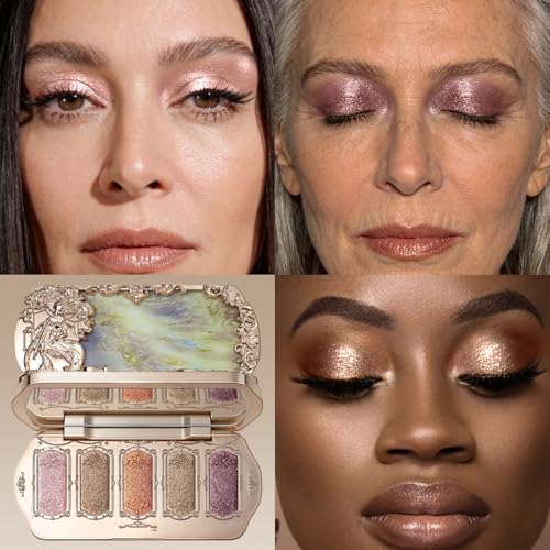 Noerrors Metallic Shimmer Eyeshadow Palette – Neutral Bronze Gold Copper