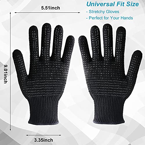 Heat Resistant Gloves for Hair Styling - 2Pc Set, 300°C