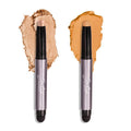 Julep Crème-to-Powder Eyeshadow Stick Duo Champagne Shimmer & Marigold Matte