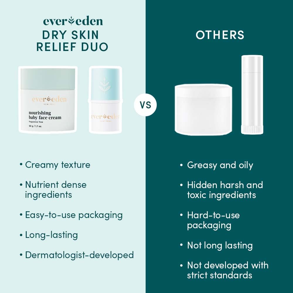 Evereden Baby Lip Balm, 0.14 oz | Clean Baby Care | Non-toxic and Fragrance Free Skincare