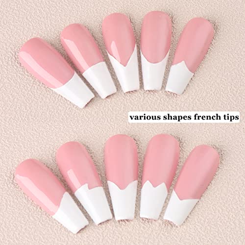 French Tip Nail Stickers 6 Sheets - French Tips Guides & Nail Art Tools
