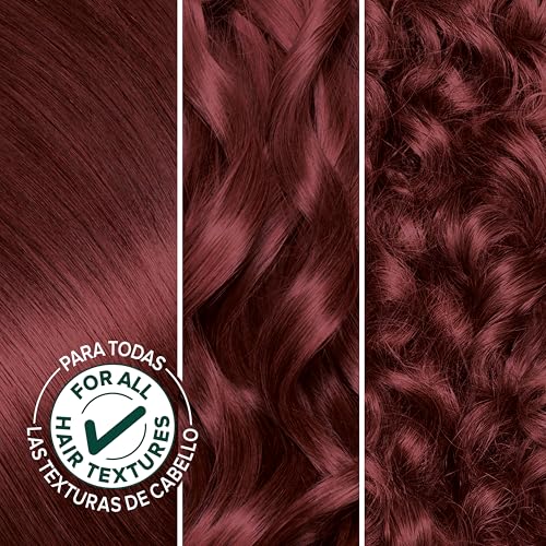 Garnier Nutrisse Ultra Crème Hair Color 56 Sangria Auburn, 2-count kit with 100% Gray Coverage