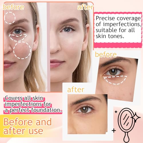 15-Color Cream Contour Palette with Makeup Sponge - Full Coverage Concealer