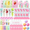 55PCS Spa Skincare Set for Kids,Spa Party Favors Supplies For Teens 10-12, Easter Basket Stuffers, Small Gifts, Galentines Gifts,Bulk Gift For Girls Ages 8-12