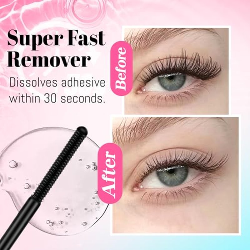 SeekLip Lash Remover for Cluster Lashes - 5ml Non-Irritating Formula