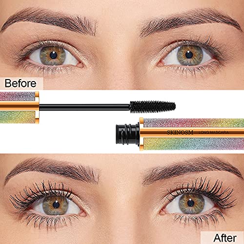 4D Silk Fiber Mascara - Waterproof Volume & Length, 2 Pack
