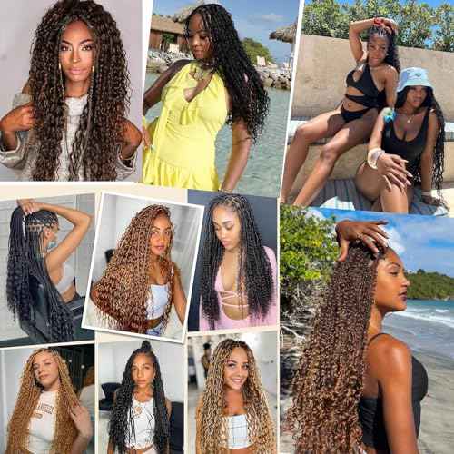 Deep Curly Braiding Human Hair 100g 16 Inch Ginger Orange 350 Deep Water Wave Bulk Human Hair for Braiding No Weft Brazilian Virgin Deep Curly Human Hair Extensions for Boho Braids