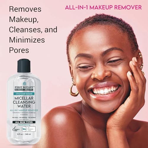 Korean Charcoal Micellar Water Makeup Remover 8 oz