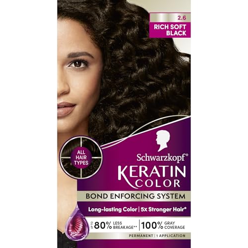 Schwarzkopf Keratin Color Permanent Hair Dye - Honey Blonde, Long-Lasting & Stronger Hair