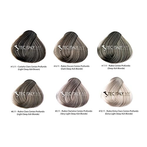Tec Italy Designer Color Infinite - Cenizo Profundo/Deep Ash Hair Color Tube - 3 oz (# 5.11 - Light Deep Ash Brown)