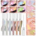 Multichrome Liquid Eyeshadow Set,3 Colors Multi-Dimensional Eye Liner Makeup,High Pigment Waterproof Metallic Eye Shadow,Ultre Fine Tip Glitter Eyeshadow (set1+set2)