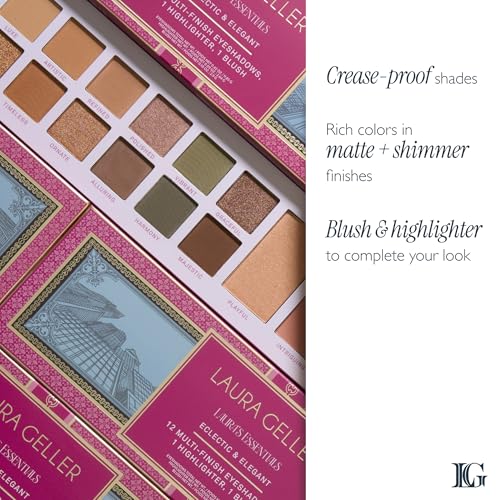 Laura Geller Eyeshadow & Face Palette - 12 Shades, Blush & Highlighter
