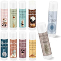 Leelosp 100 Sets Christmas Thank You Gift Lip Balm Bulk, Positive Affirmation Gifts Set with Positive Daily Affirmation Cards, Inspirational Appreciation Gift for Stocking Stuffers