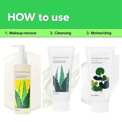 ChungMiJung Alkalescent Aloe Cleansing Foam, Deep Cleansing Foam, Blackhead Remover,Mildly Alkaline, Potassium Cocoate, All Skin Types, Korean Skin Care 6.7 fl.oz / 200ml
