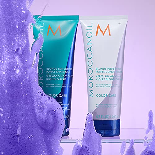 Moroccanoil Blonde Perfecting Purple Conditioner 6.7 Fl Oz - Nourishing Hair Care