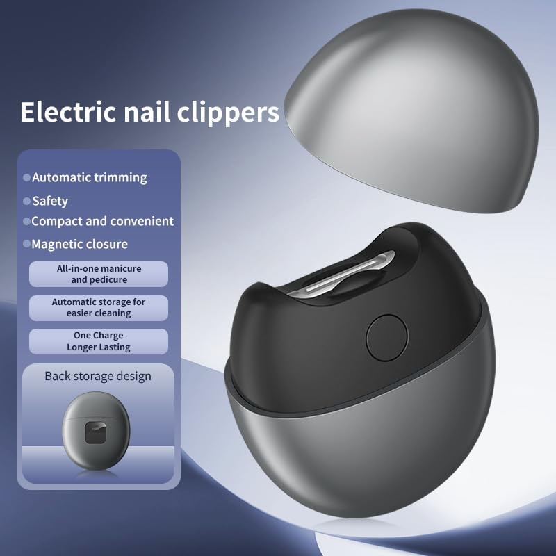 3 in 1 Automatic Electric Nail Clipper for Seniors - Safe & Quiet