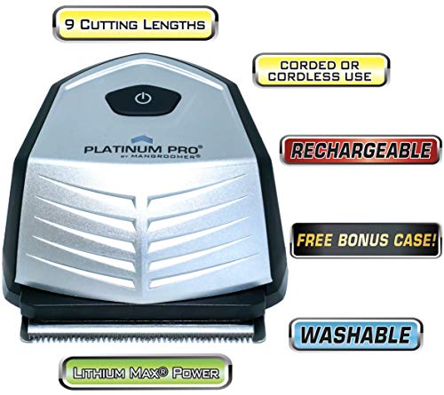 Platinum Pro Self-Haircut Kit with 9 Guide Combs & Lithium Battery