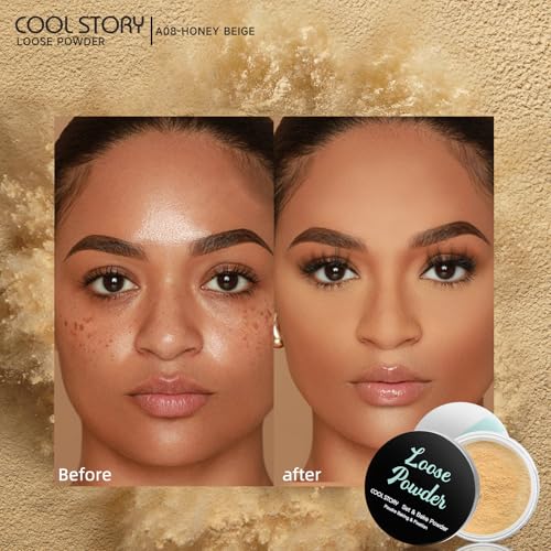 Honey Beige Loose Setting Powder, 6g Matte Bake Makeup