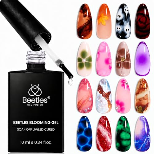 Beetles Blooming Gel Clear Nail Art Polish Aura 10ML UV LED