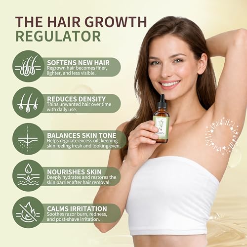 Veakoo Cyperus Rotundus Oil for Hair Removal & Skin Care - 2 Oz