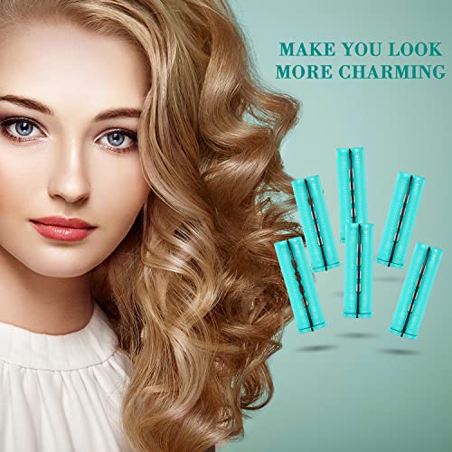 Chuangdi 24 Pcs Cold Wave Hair Perm Rods with Rat Tail Comb