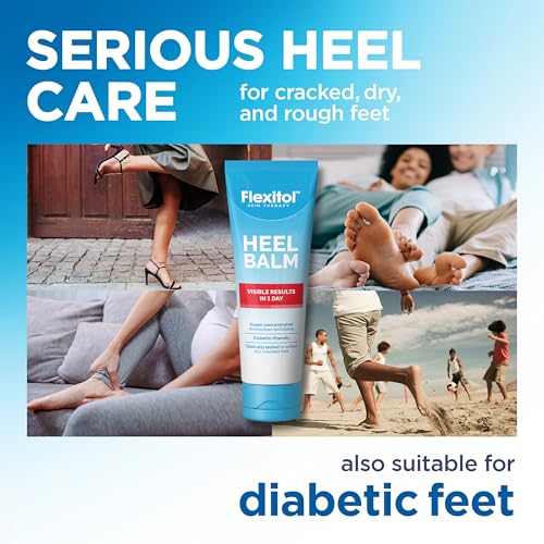 Flexitol Heel Balm - Cracked Heel Cream with 25% Urea, 4 oz