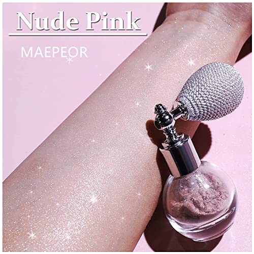 Body Glitter Spray Shimmer Highlighter Powder - 4 Colors