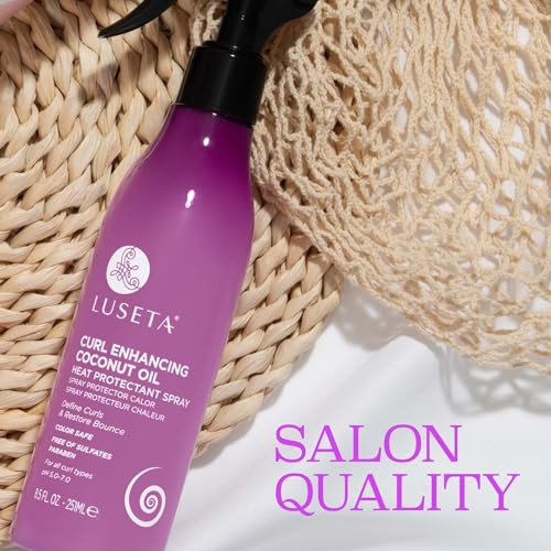 Luseta Curl Heat Protectant Spray - 8.5oz Coconut & Argan Oil