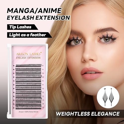 Arison Anime Premade Fan Lashes - Fluff Volume Eyelash Extensions