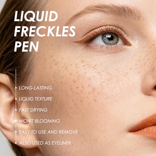 KYDA Liquid Freckle Pen - Water Resistant Faux Freckles (2 Pack)