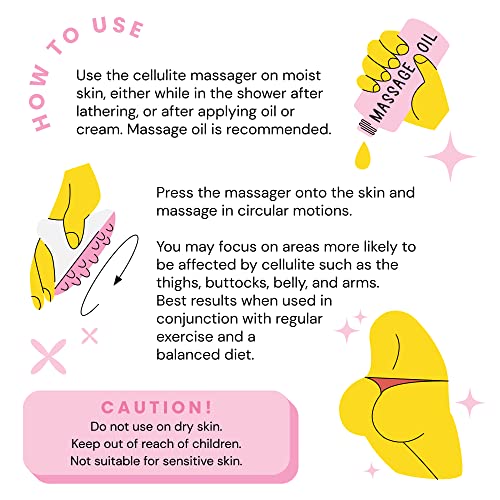 Scala Cellulite Massager with Silicone Nodules for Smoother Skin