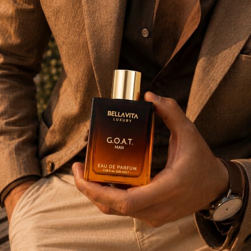 Bellavita G.O.A.T. Luxury Men's Eau de Parfum 3.4oz - Citrus Woody Scent