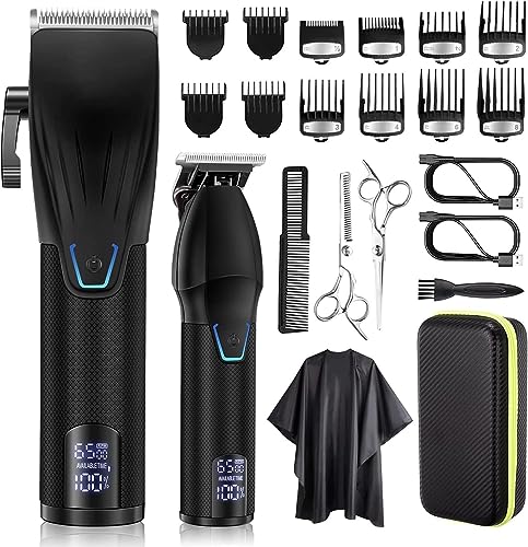 Suttik Professional Hair Clipper & Trimmer Set with 8 Guide Combs