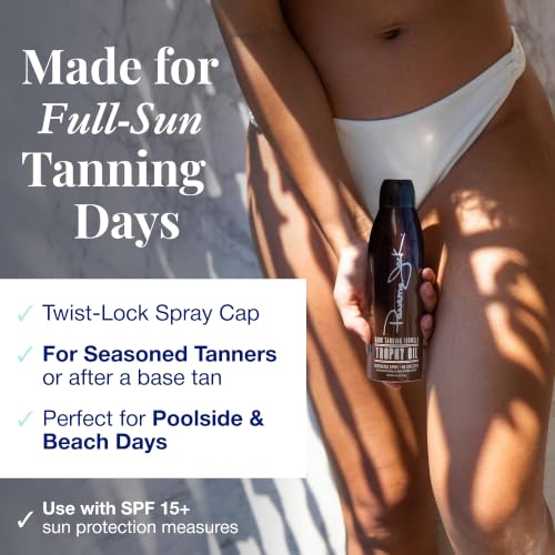 Panama Jack Trophy Suntan Oil 5.5 oz - Deep Tan Formula, No SPF