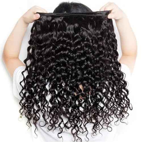 Burmese Water Wave Bundles 10A Burmese Curly bundles 16 18 20 Inch 100% Unprocessed Deep Human Hair 3 Bundles Water Wave Hair Extensions kinky Curly Weft Natural Color for Black Women