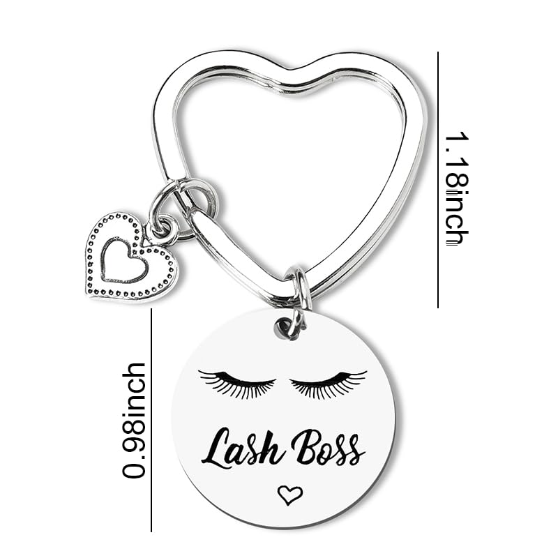 Lash Boss Keychain - Stainless Steel Beauty Tech Gift