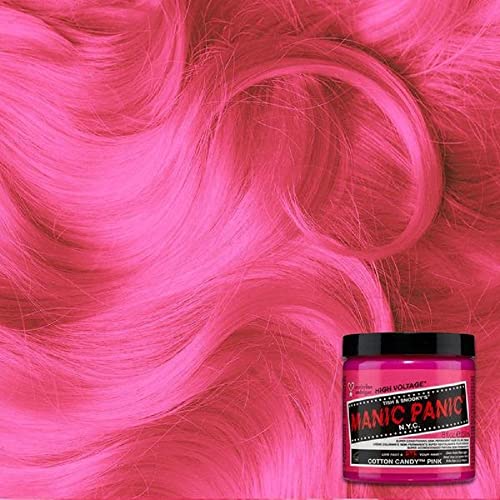 Manic Panic Cotton Candy Pink Semi-Permanent Hair Dye 4oz - Vegan & Cruelty-Free