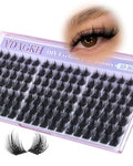 YDAGKH K - Spiky Manga Lash Clusters 10-16mm D-Curl | False Eyelashes, DIY Anime Doll/Baddie Look